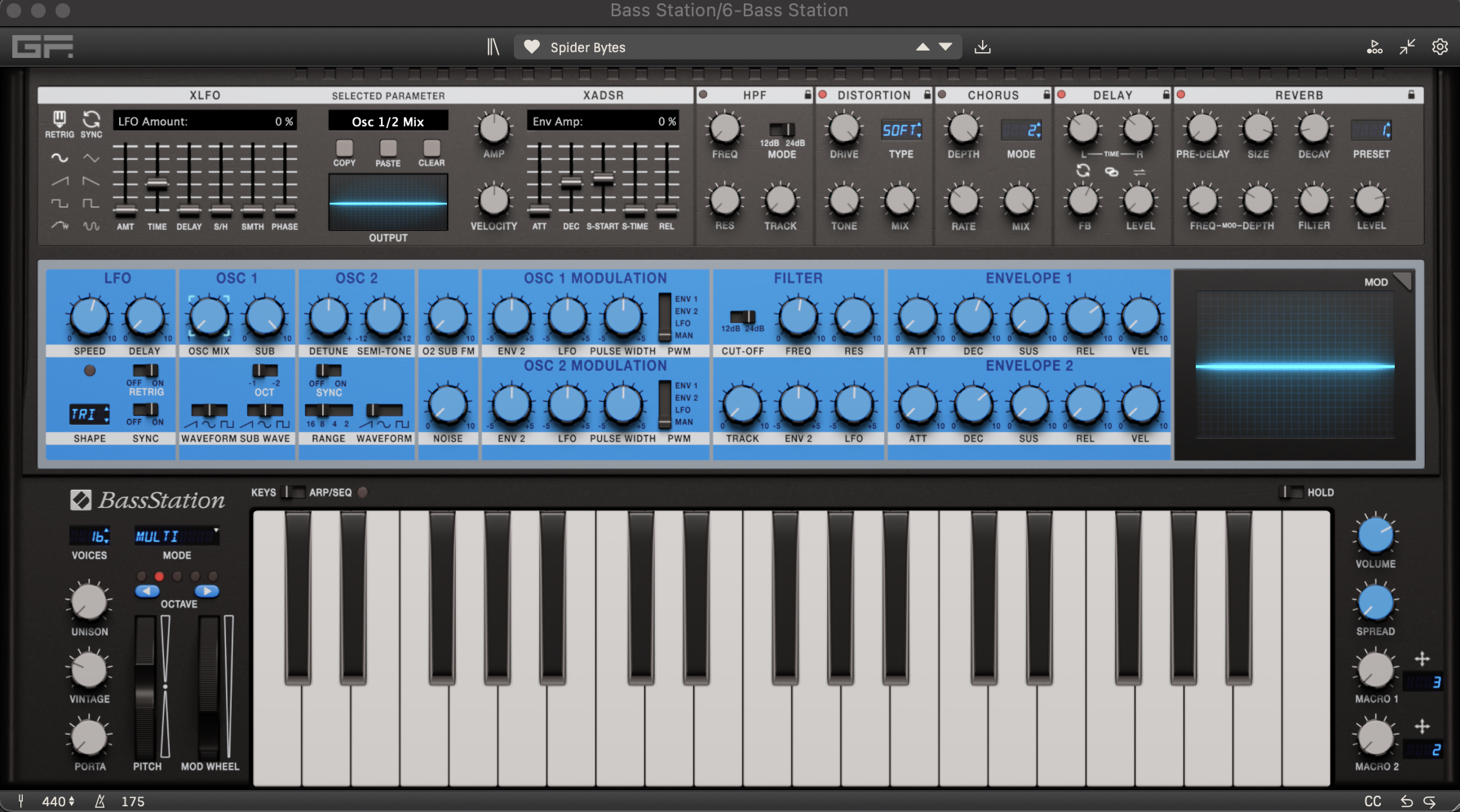 GForce Bass Station